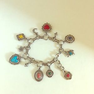 Brighton retired Painted Desert charm bracelet